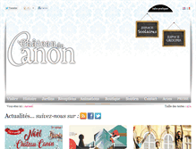 Tablet Screenshot of chateaudecanon.com